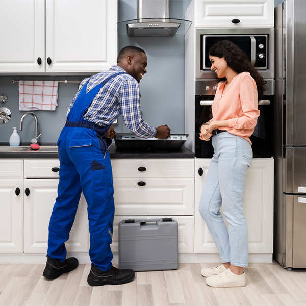 what kind of warranty do you offer on your cooktop repair services in Kinsley